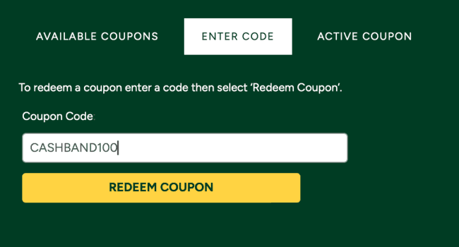 Activate the bonus manually