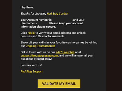 Confirm your profile