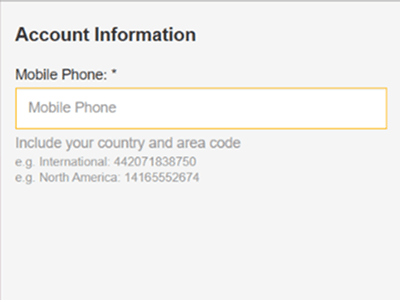 Verify your profile