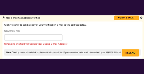 Confirm your email Confirm your email