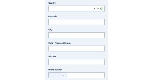 Register your account